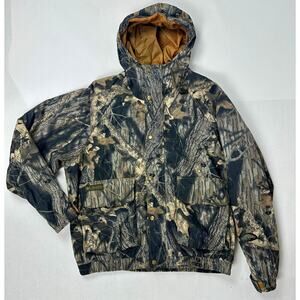 Columbia Interchange Mossy Oak Breakup Camo Hunting Jacket Size Large Waterproof